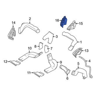 Ford OE - Left Inner Dashboard Air Vent
