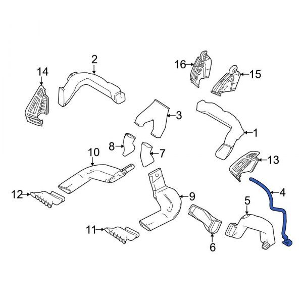 Instrument Panel Air Duct