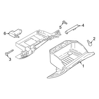 Ford OE - Instrument Panel - Glove Box (RS)