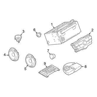 Ford OE - Instrument Panel - Sound System (RS)