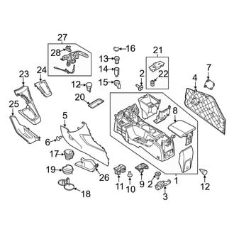 Ford OE - Center Console (Low Line), (Flex / Gas)