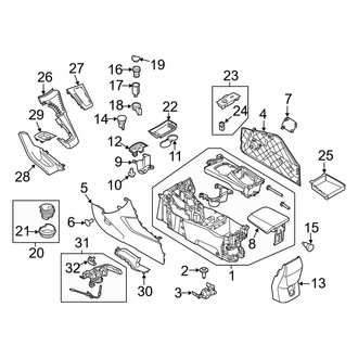 Ford OE - Center Console (Flex / Gas)