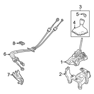 Ford OE - Center Console (Shifter), (5-Speed)