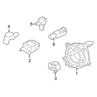 Ford OE - Restraint Systems - Air Bag Components (Modules & Sensors), (S / SE / SEL / ST / Titanium)
