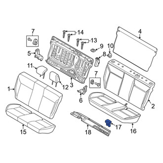Ford OE - Seat Cushion Clip