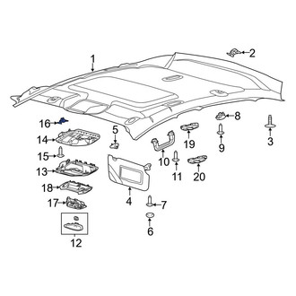 Ford OE - Interior Grab Bar Clip
