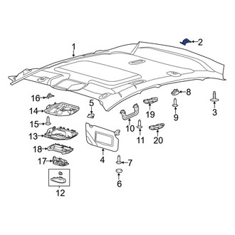 Ford OE - Headliner Clip