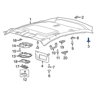 Ford OE - Headliner Clip