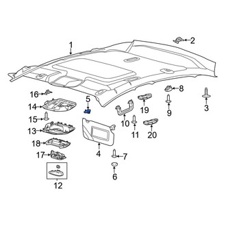 Ford OE - Sun Visor Holder