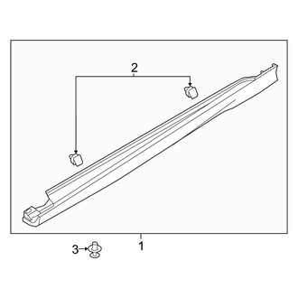 Ford OE - Pillars, Rocker & Floor - Exterior Trim (RS)