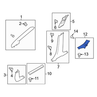 Ford OE - Front Left Door Sill Plate