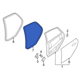 Ford OE - Rear Right Outer Door Seal