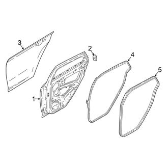 Ford OE - Rear Door - Door & Components (RS)