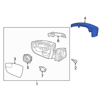 Ford OE - Front Left Door Mirror Cover