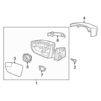 Ford OE - Front Door - Outside Mirrors
