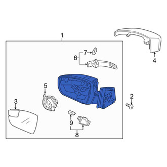 Ford OE - Front Right Door Mirror