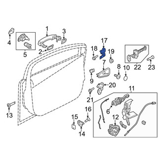 Ford OE - Front Left Upper Door Hinge