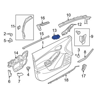 Ford OE - Rear Door Window Switch