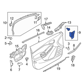 Ford OE - Speaker Cover