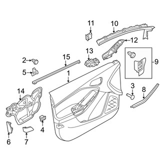 Ford OE - Front Door - Interior Trim (RS)
