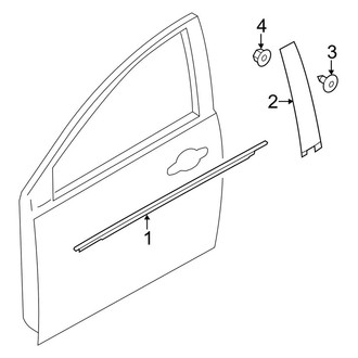 Ford OE - Front Door - Exterior Trim (RS)