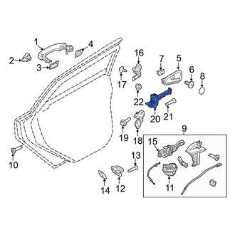 Ford OE - Rear Door Check
