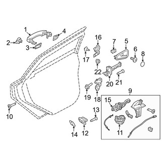 Ford OE - Rear Door - Lock & Hardware