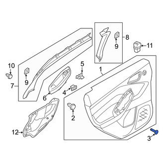 Ford OE - Fog Light Screw