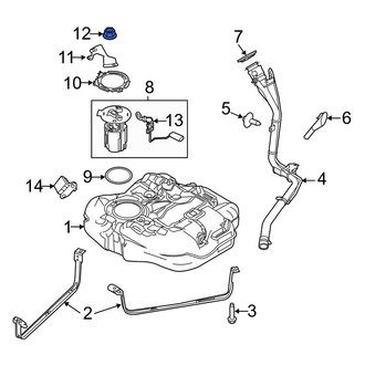 Ford OE - Fuel Pump Shield Nut