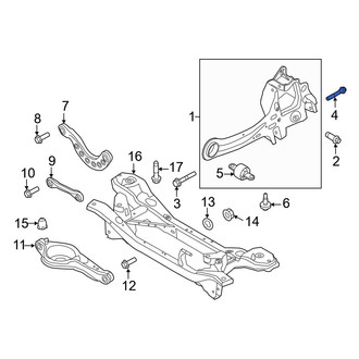 Ford OE - Rear Suspension Knuckle Bolt
