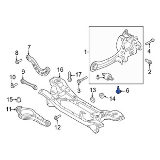 Ford OE - Suspension Trailing Arm Bolt