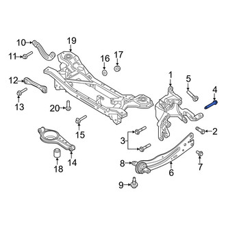 Ford OE - Rear Suspension Knuckle Bolt