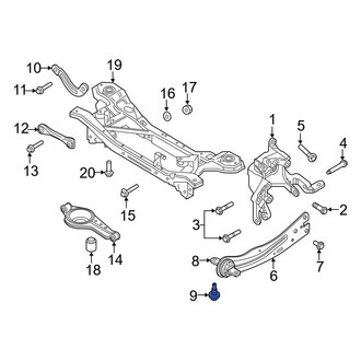 Ford OE - Suspension Trailing Arm Bolt