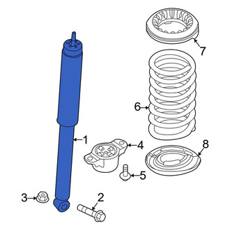 Ford OE - Rear Suspension Shock Absorber