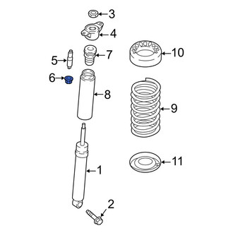 Ford OE - Suspension Shock Absorber Mount Nut
