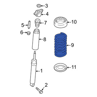 Ford OE - Rear Coil Spring