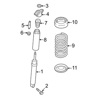 Ford OE - Rear Suspension - Shocks & Components
