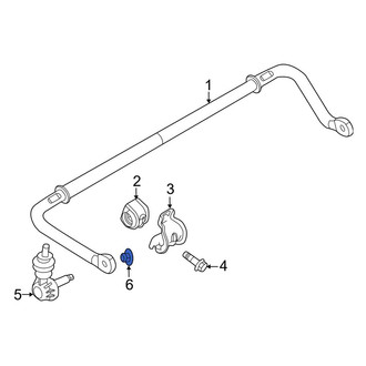 Ford OE - Rear Suspension Stabilizer Bar Link Nut
