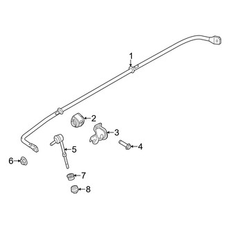 Ford OE - Rear Suspension - Stabilizer Bar & Components (ST)