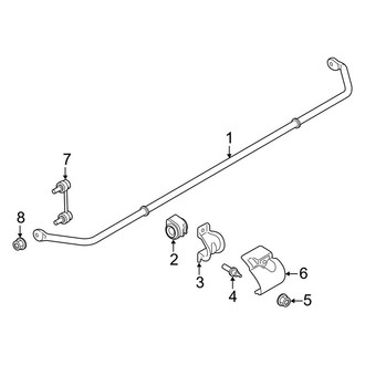 Ford OE - Rear Suspension - Stabilizer Bar & Components (RS)
