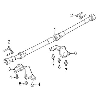 Ford OE - Rear Suspension - Drive Shaft (AWD 2.3L)