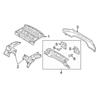 Ford OE - Rear Body & Floor - Rear Body (S / SE / SEL / Titanium Sedan)
