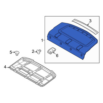 Ford OE - Rear Package Tray Trim