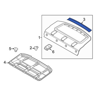 Ford OE - Rear Package Tray Trim