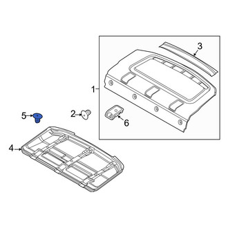 Ford OE - Trunk Trim Scuff Plate Clip