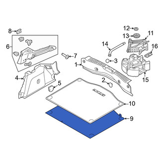 Ford OE - Rear Floor Cover Panel