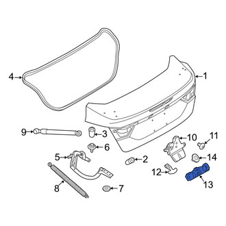 Ford OE - Rear Deck Lid Striker