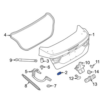 Ford OE - Inner Deck Lid Stop Buffer