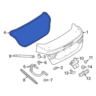 Ford OE - Rear Deck Lid Seal