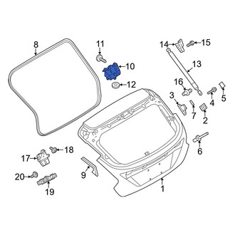 Ford OE - Rear Left Liftgate Hinge